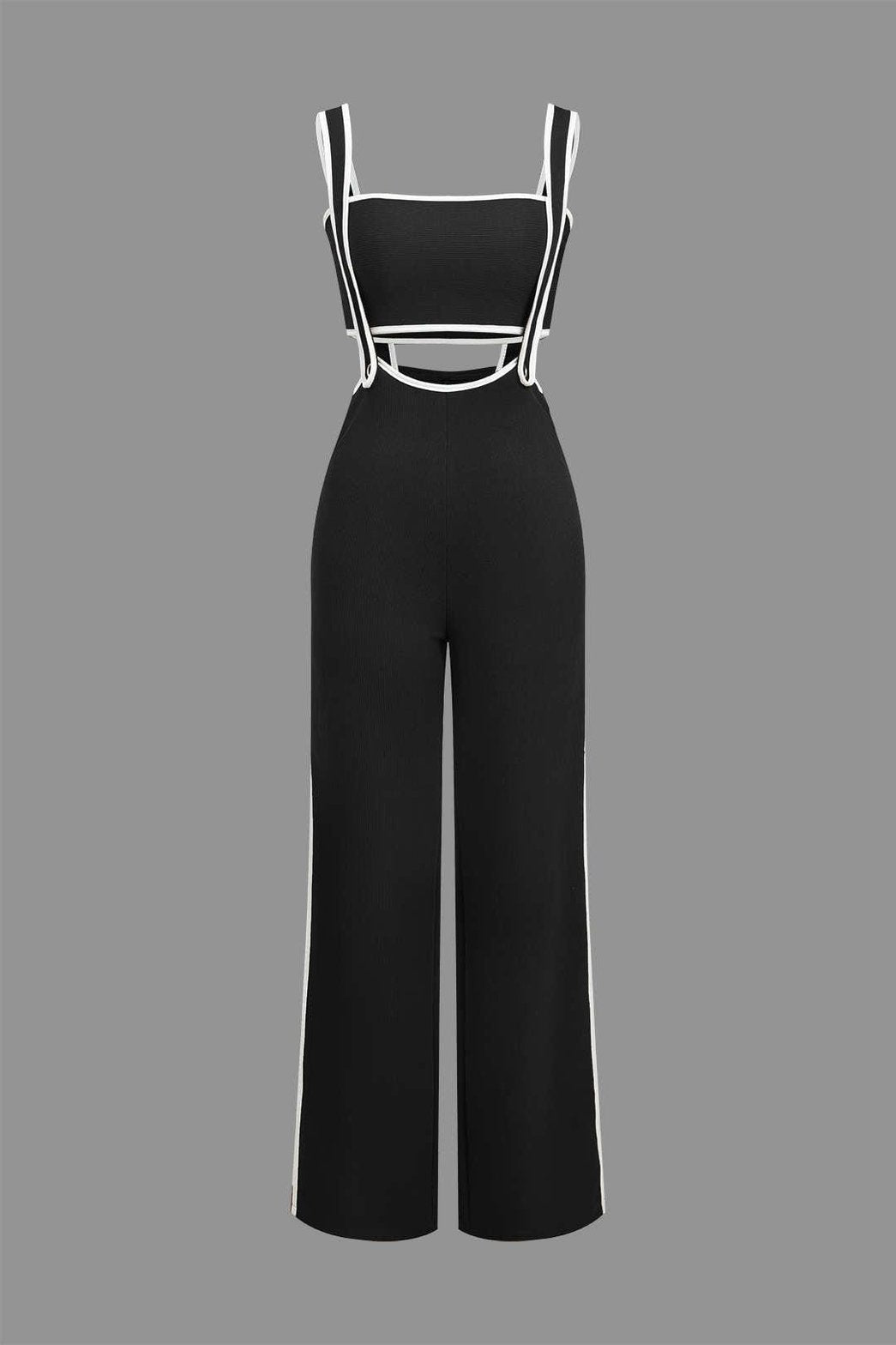 Ensemble sportswear côtelé moderne