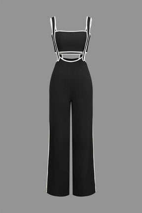 Ensemble sportswear côtelé moderne