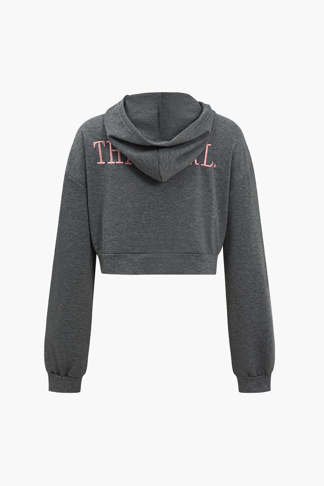 Vue latérale ensemble sportswear gris nuage