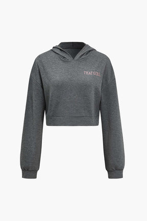 Vue de dos ensemble sportswear gris océan