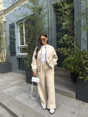 Tenue sport chic équilibre