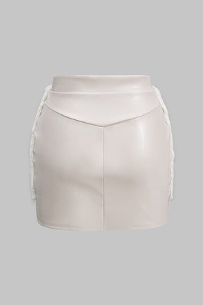 Tenue fausse fourrure marron charmant