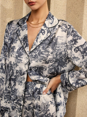 Tenue complète imprimé toile de jouy élégance