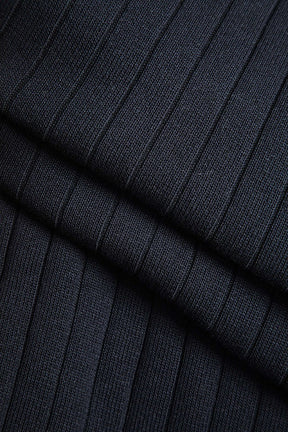 Ensemble tricot pantalon évasé topaze