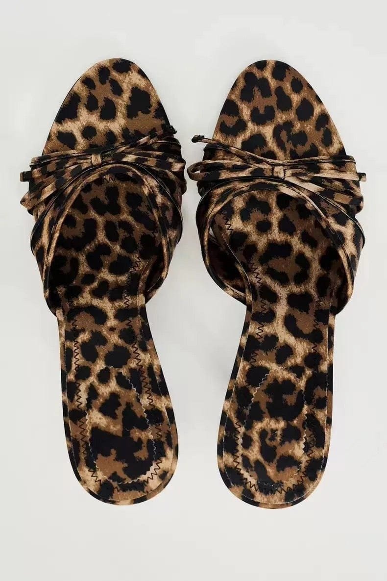 Escarpins motif léopard détail breeze