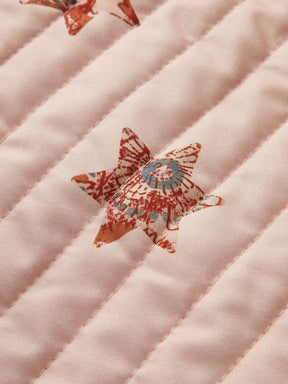 Gilet bohème imprimé étoiles vue dos magie