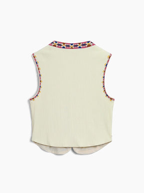 Style bohème broderie florale fraîcheur