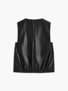 Gilet noir style moderne harmonie