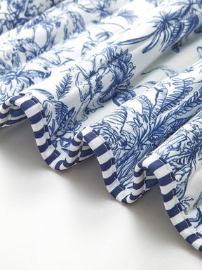 Gilet motif toile de jouy liberté