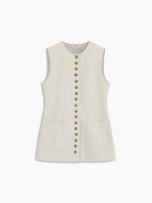 Gilet coupe ajustée gracieux