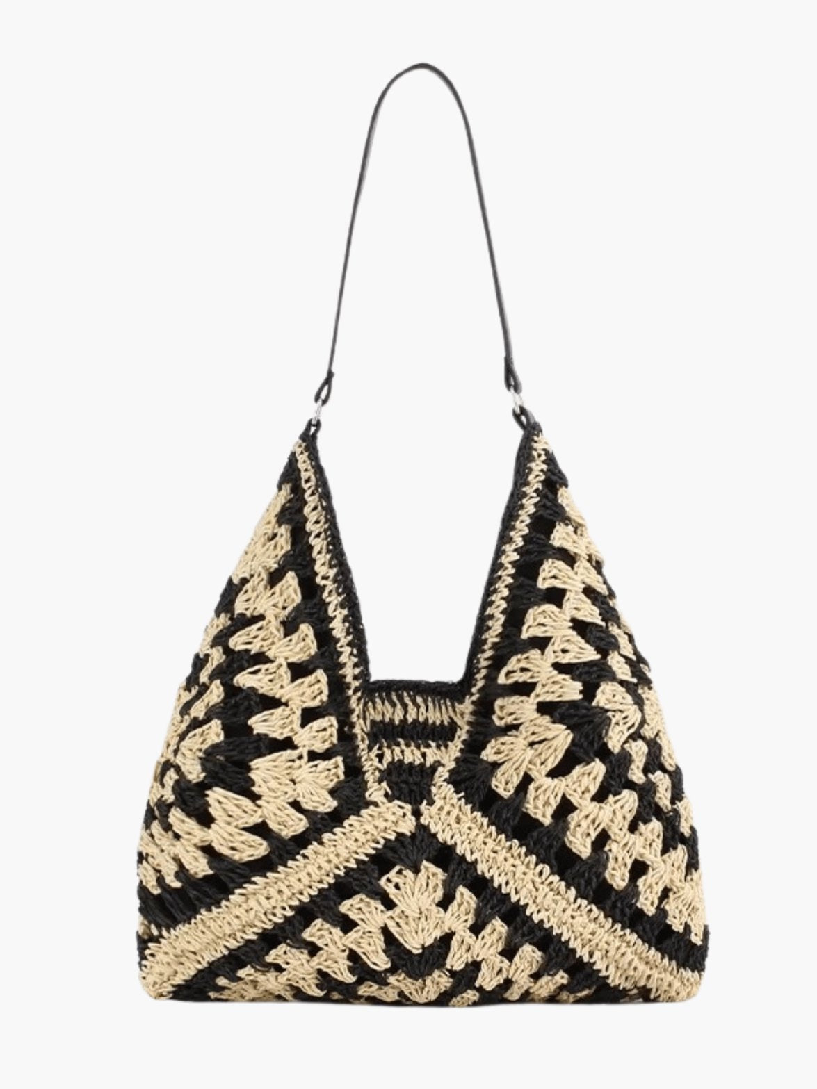 Détail de la fermeture du sac vague