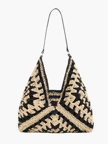 Détail de la fermeture du sac vague
