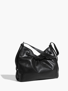 Sac spacieux noir vue de côté étoile