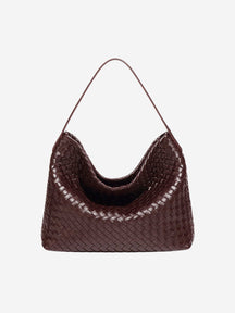 Sac fourre-tout en cuir végétal marron élégant zeste