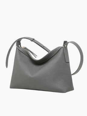Vue arrière sac hobo gris vent