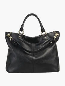 Sac hobo en cuir camel vue bandoulière arc