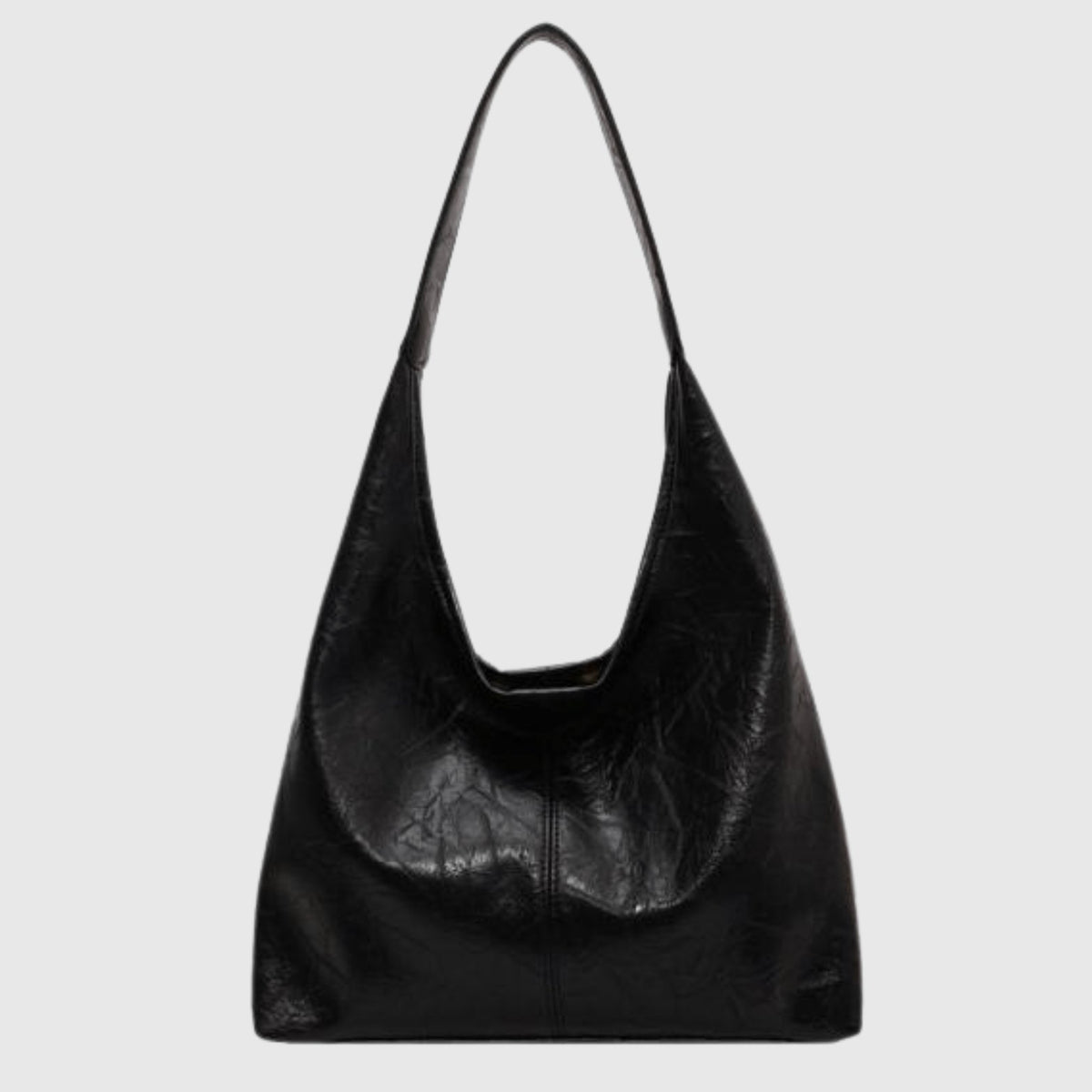 Sac hobo cuir vintage vue avant soleil
