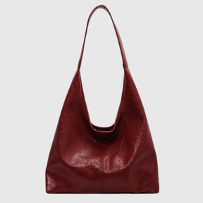 Sac hobo cuir vintage vue côté étoile