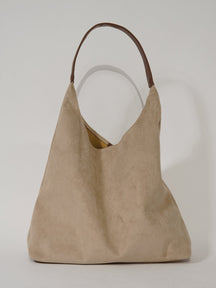 Grand Sac Hobo en Daim Végétal