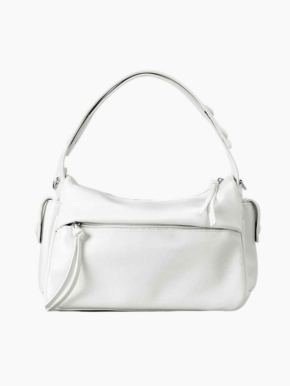 Sac cuir détail poches aurore