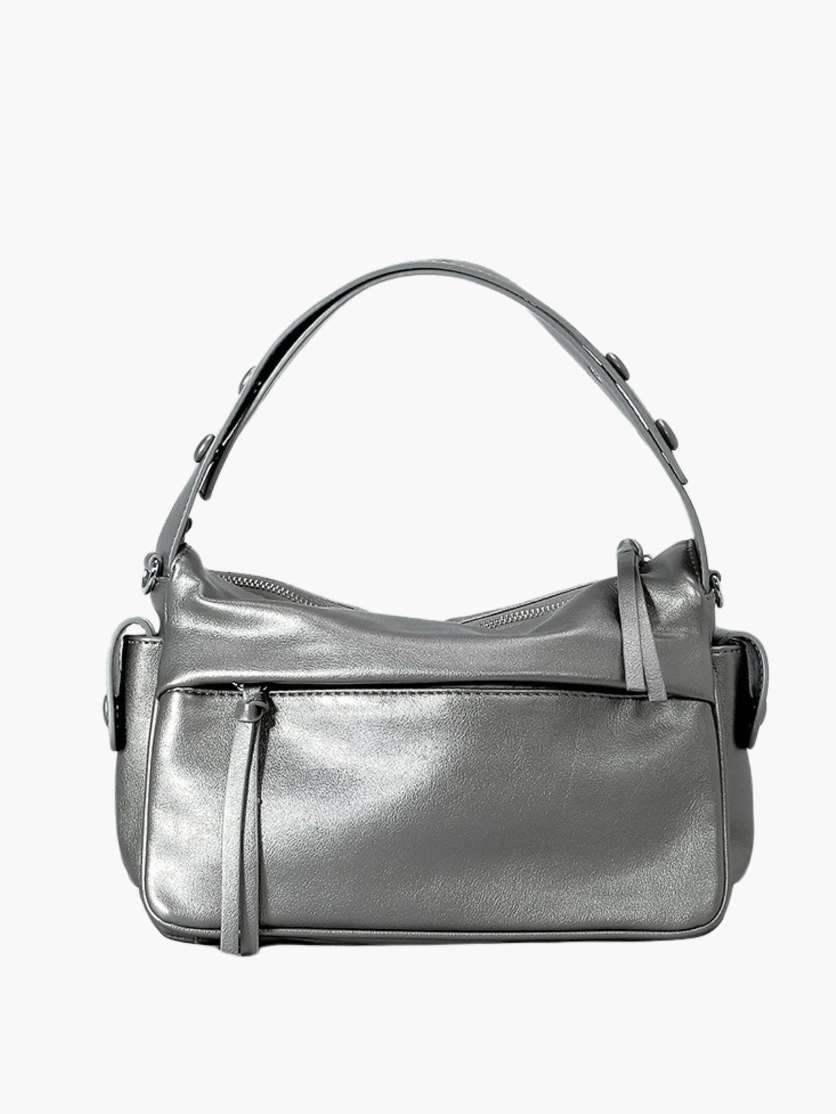 Vue complète sac cuir prisme