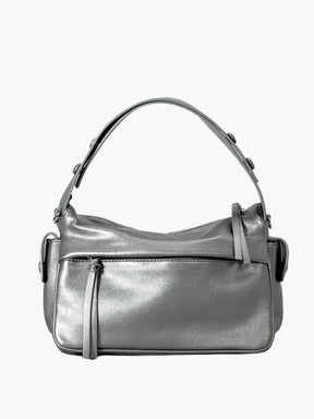 Vue complète sac cuir prisme