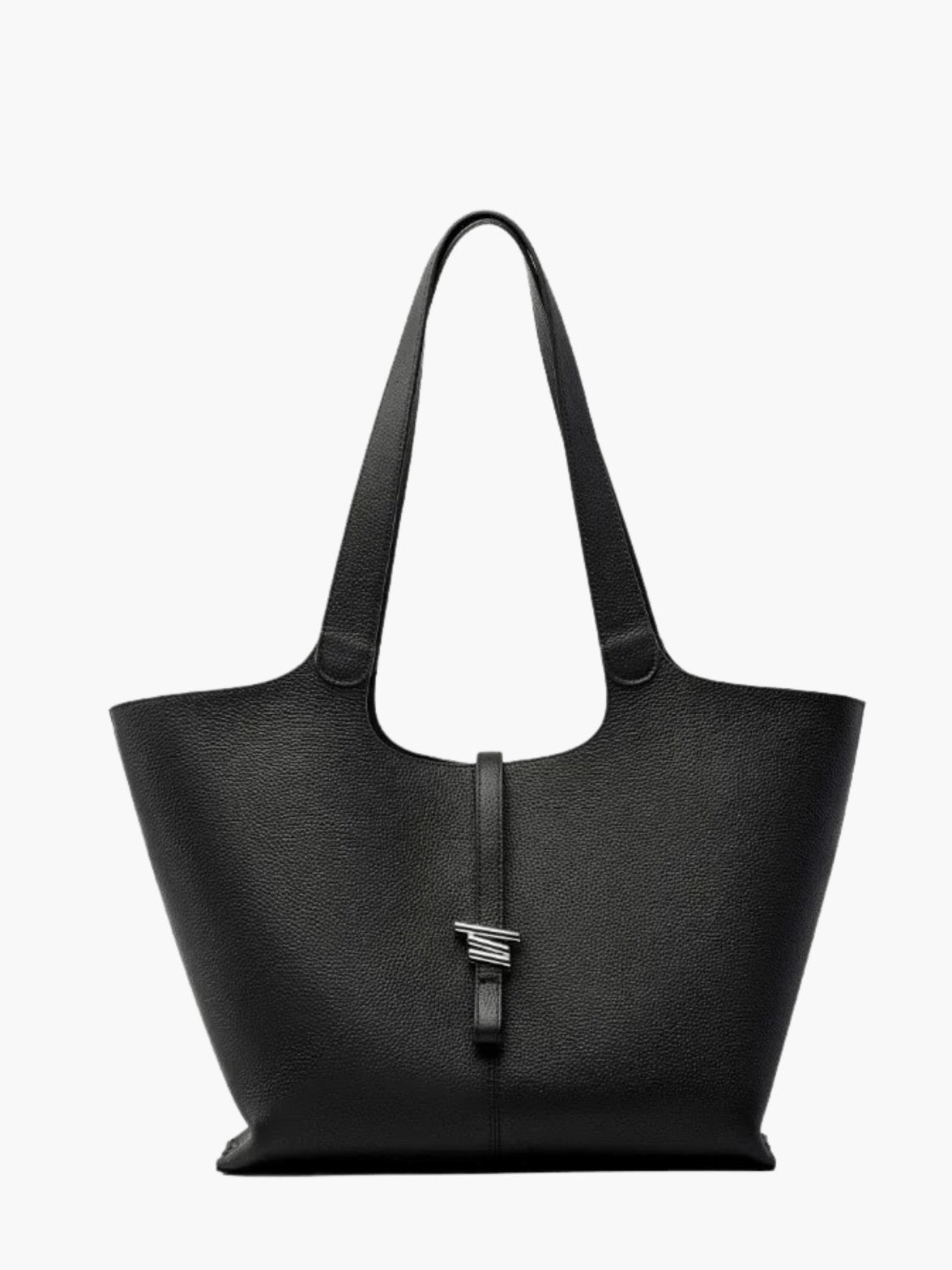 Sac shopping élégant cuir lune