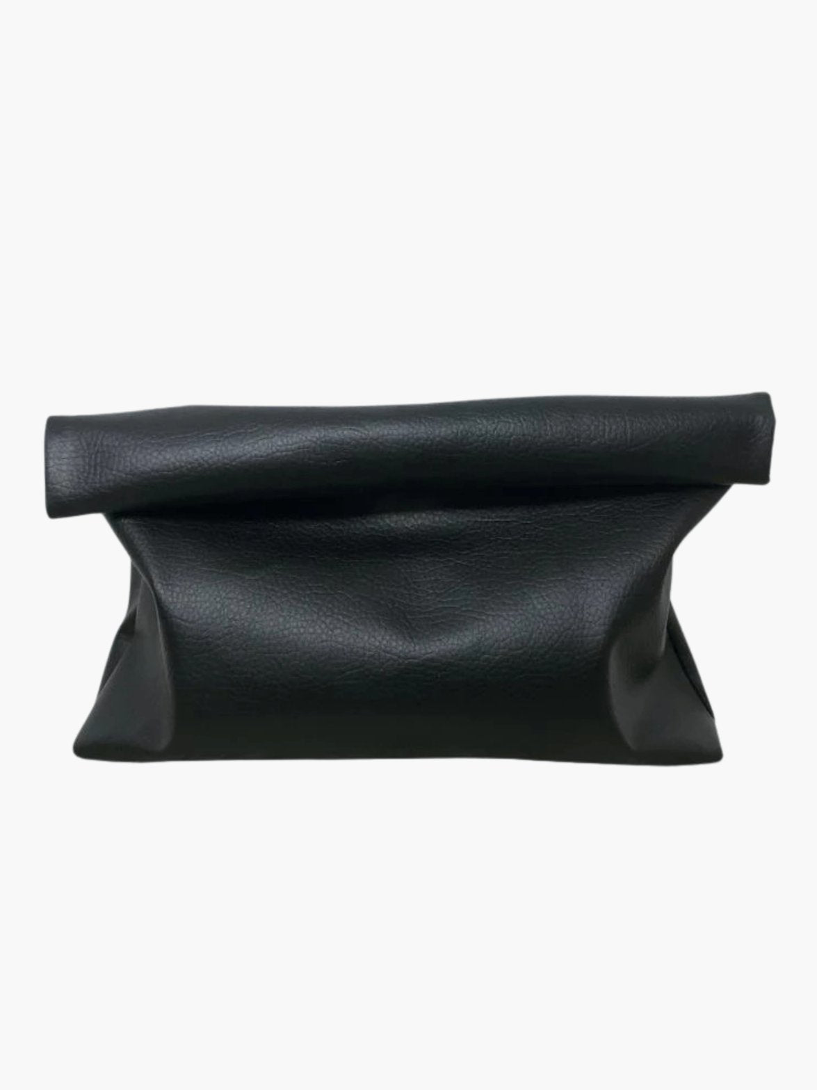 Pochette noire vue pliée océan