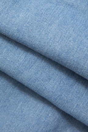 Jean cargo gris détail bouton neige