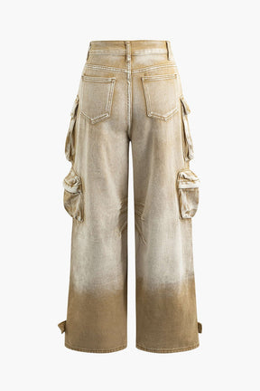 Jean Cargo Oversize Multi-Poches Style Streetwear