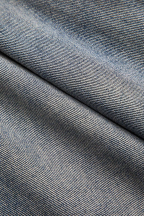 Jean patchwork détail boutons nuage