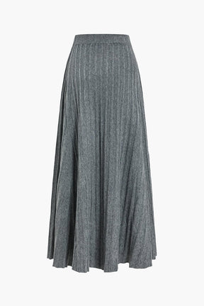 Jupe longue taille haute élégance