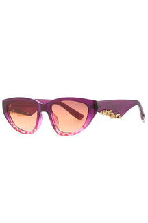 Lunettes de soleil léopard vue arrière groove