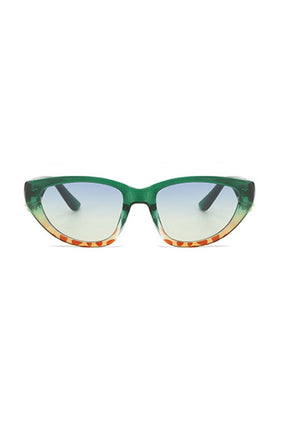 Lunettes de soleil léopard vue côté swing