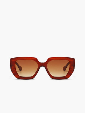 Lunettes de soleil marbrées vue dessus sauge