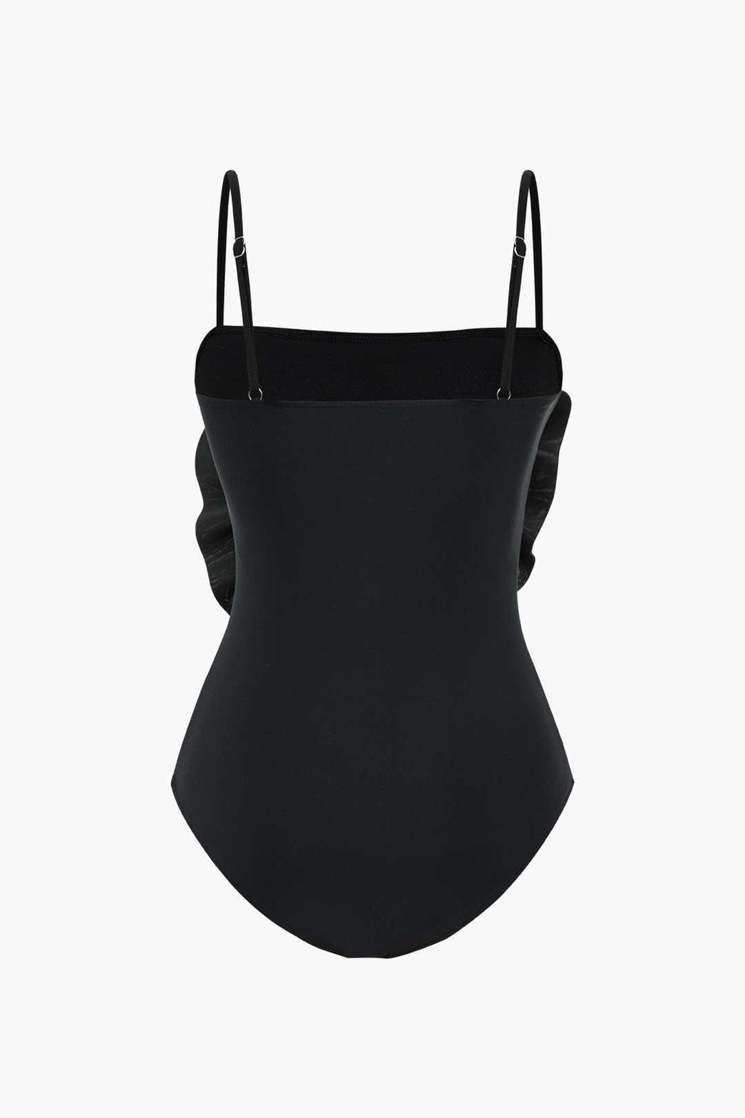 Vue de dos du maillot gainant noir étoile