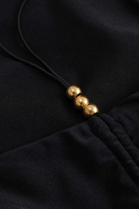 Maillot une pièce noir à découpes été