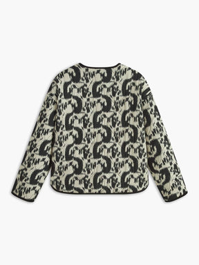Manteau chic motif bohème harmonie