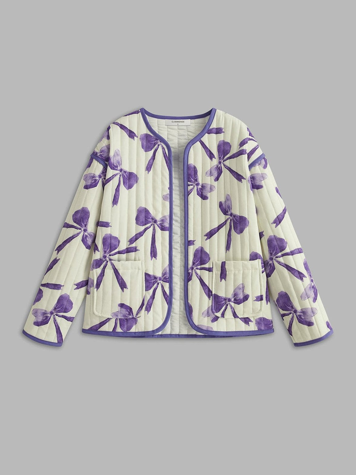 Manteau oversize décontracté vue de face douceur