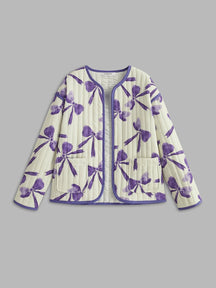 Manteau oversize décontracté vue de face douceur