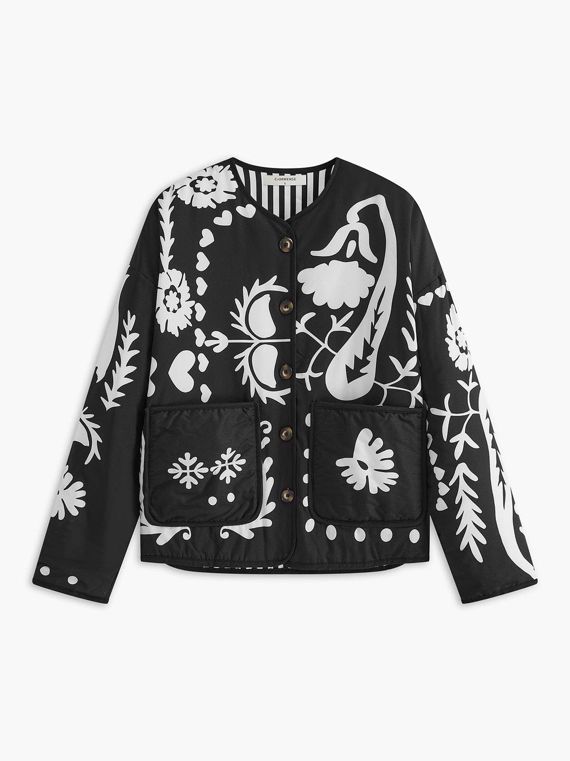 Manteau d'hiver vintage noir élégant harmonie
