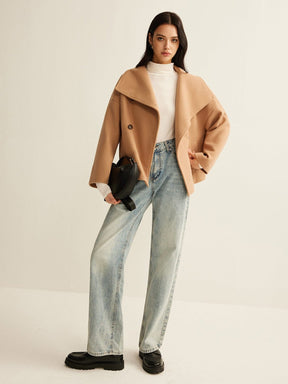 Manteau tweed vue dos sérénité
