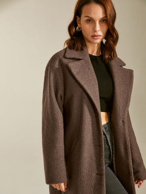 Manteau chaud hiver harmonie