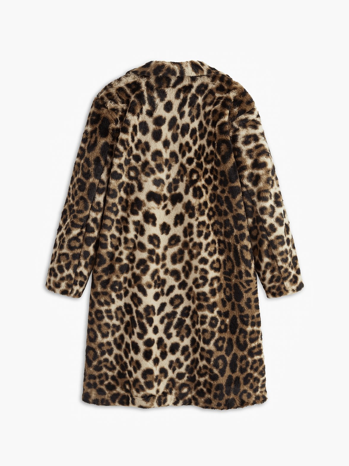 Manteau léopard oversize vue de dos douceur