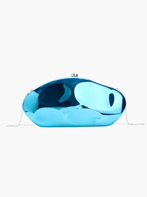 Sac minaudière doré vue arrière océan