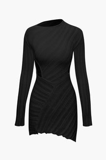 Robe asymétrique courte élégance