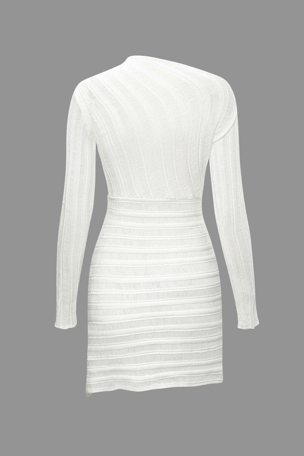 Robe courte asymétrique jersey harmonie