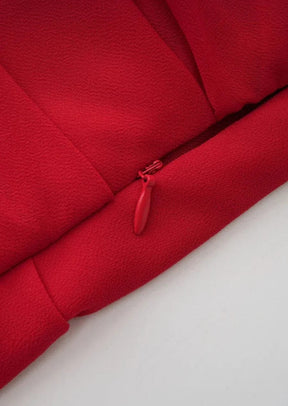 Mini robe vue de trois-quarts aurore