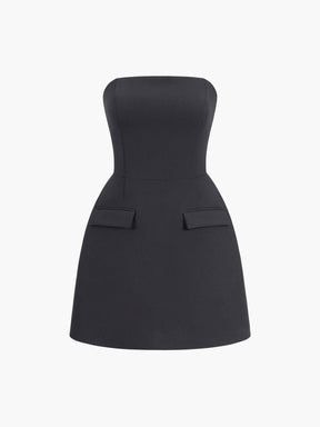 Robe noire moulante nuage