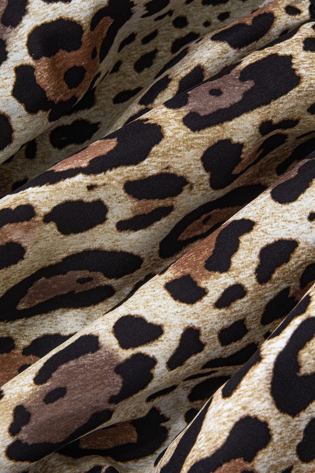 Robe de soirée courte léopard sparkle